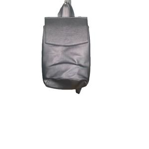 Mona B Black Vegan Leather Backpack Purse